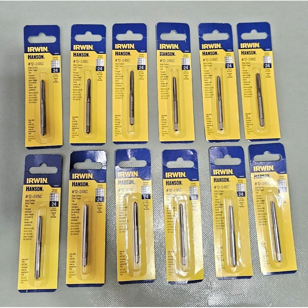12 Irwin 12-24 NC High Carbon Steel Taper Tap